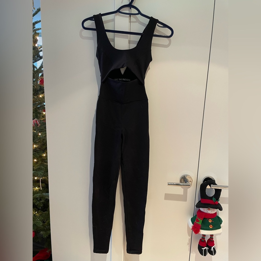Live the process cutout jumpsuit